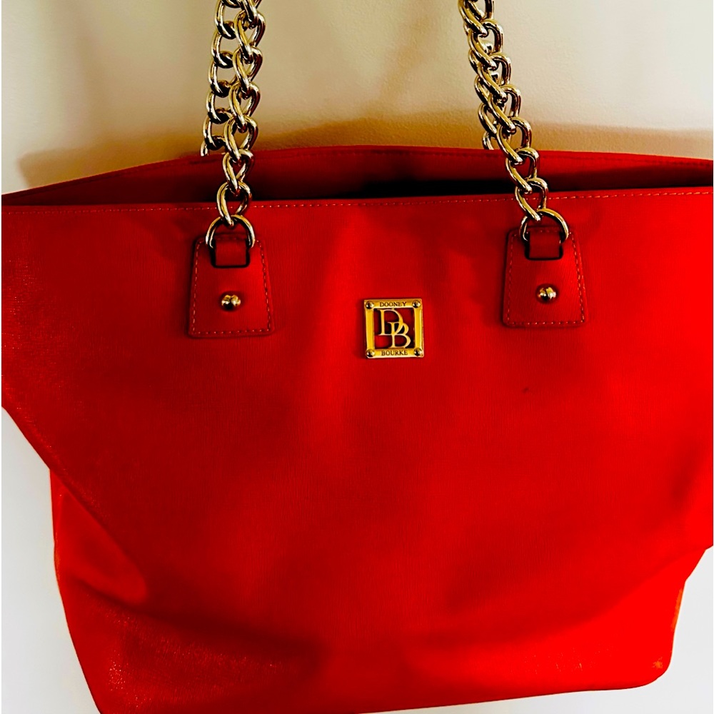 Orange Dooney and Bourke tote bag